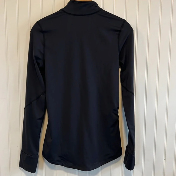 Eddie Bauer quarter zip women’s base layer size small black snow cold running - Picture 7 of 10